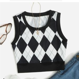Cropped vest